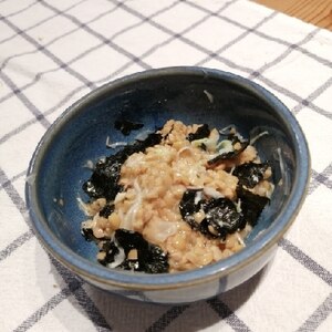 納豆の食べ方-味ポンでさっぱり☆キャベツ♪